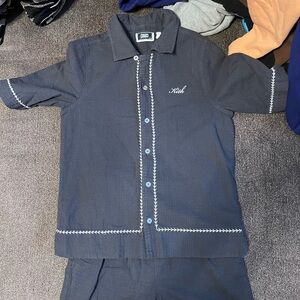 Kith Kids Two Piece Linen Summer Set Size Large